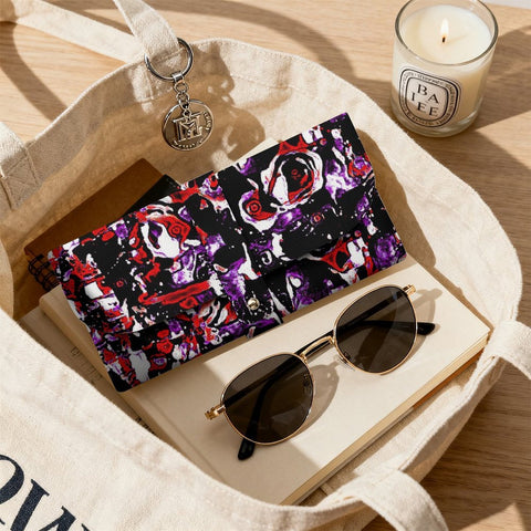 'Gothic Rose' Faux Leather Glasses Case