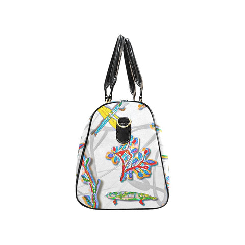 'Regenesis' (White Edit) Nylon Duffle with Faux Leather Trim
