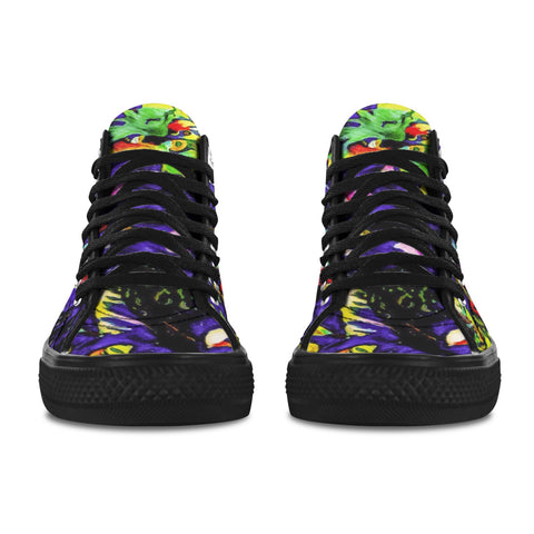 'Purple Haze' (Black Trim) Vancouver Canvas Boots