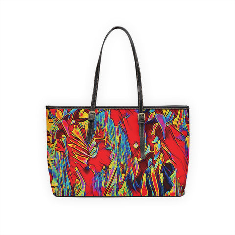 'Soul Tree' PU Leather Zipped Tote