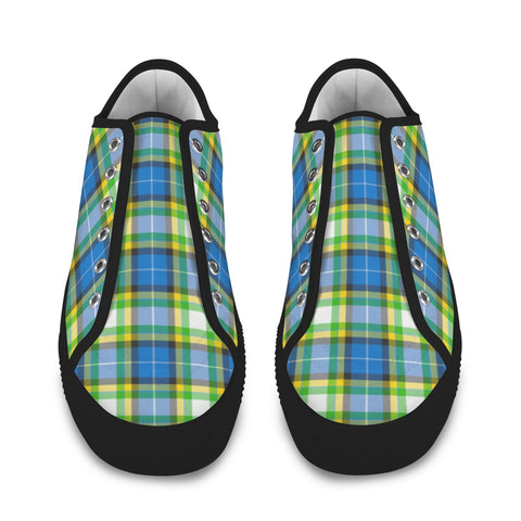 'Yorkshire Tartan' (Black) 'Seattle' Men's Trainers