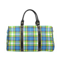 'Yorkshire Tartan' (Heritage) Nylon Duffle with Faux Leather Trim