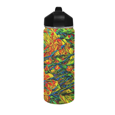 'Peony Citrus' Insulated Water Bottle