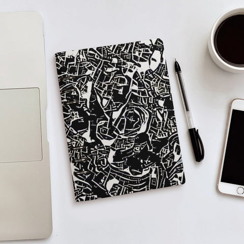 'Liquorice' Faux Leather A5 Binder Notebook