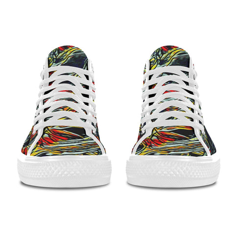 'Earthquake' (White Trim) Vancouver Canvas Boots