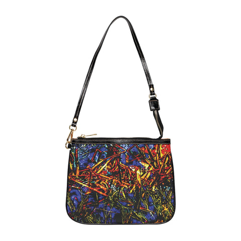 'Graffiti Aqua' Shoulder Bag