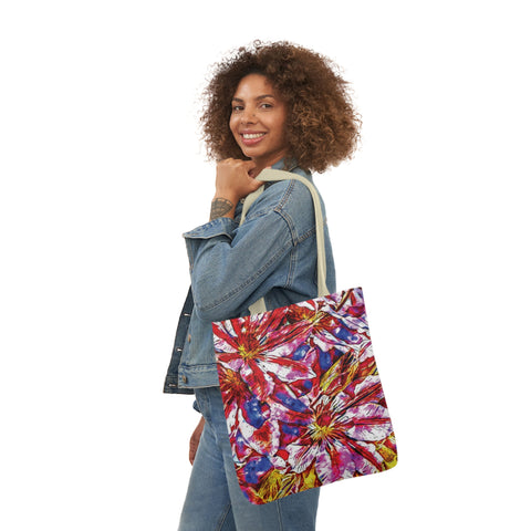 ‘Clematis’ Canvas Tote Bag