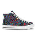 'Clematis Neon' (White Trim) Vancouver Canvas Boots