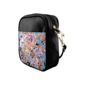 'Psychedelique' Faux Leather Sling Pouch