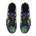 'Wild Poppies' (Black Trim) 'Seattle' Women's Trainers