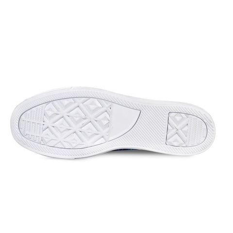 'Wild Poppies' (White) Seattle Low Top Men's Shoes (Model 1013-6)