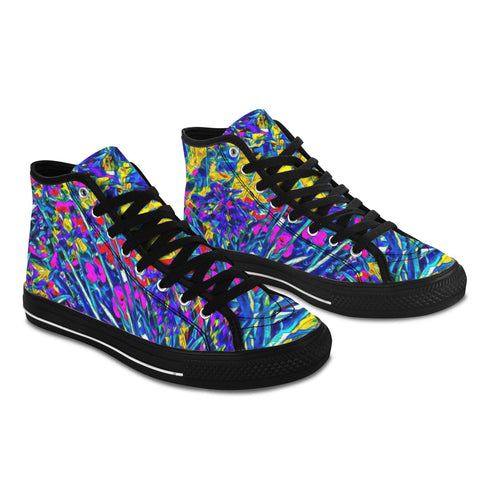 'Agapanthus' (Black Trim) Vancouver Canvas Boots