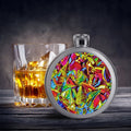 'Tropique' Hip Flask