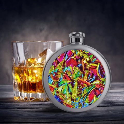 'Tropique' Hip Flask