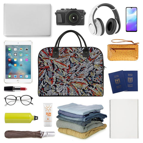 'Clematis Platinum' Nylon Holdall