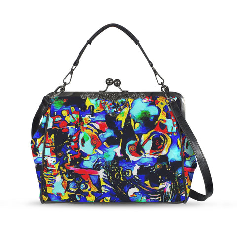 'Galaxa' Kisslock Crossbody Shoulder Bag