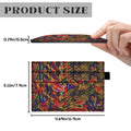 'Clematis Firestorm' Faux Leather Cardholder