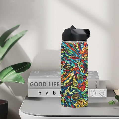'Clematis Electra' Insulated Water Bottle