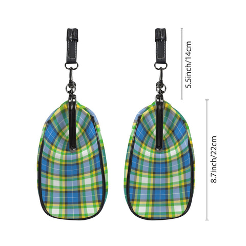 'Yorkshire Tartan' (Heritage) (Slant) Faux Leather Kisslock Handbag Crossbody