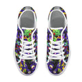 'Purple Haze' (White Trim) Women's Canvas Plimsolls