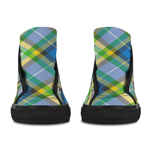 'Yorkshire Tartan' (Slant - Black Trim) Vancouver Canvas Boots