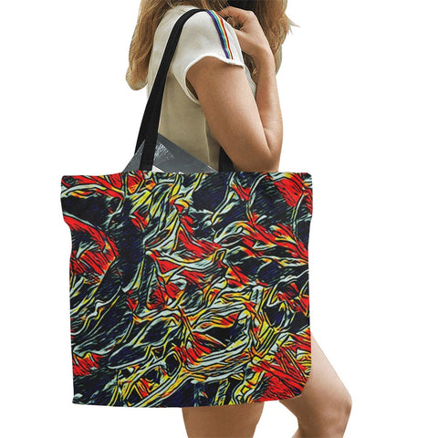 'Earthquake' Large Canvas Tote