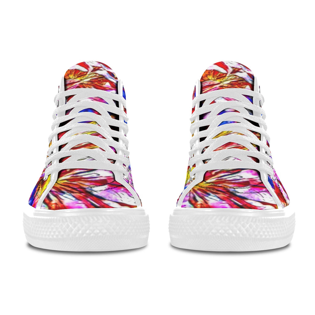 'Clematis' (White) Women's 'Vancouver' High Top Boots