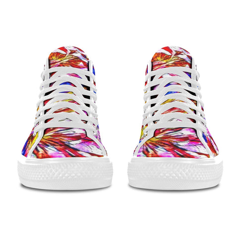 'Clematis' (White) Women's 'Vancouver' High Top Boots