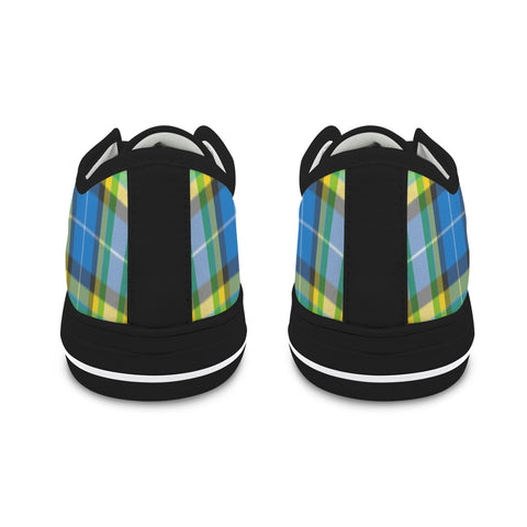 'Yorkshire Tartan' (Black Trim) 'Seattle' Women's Trainers