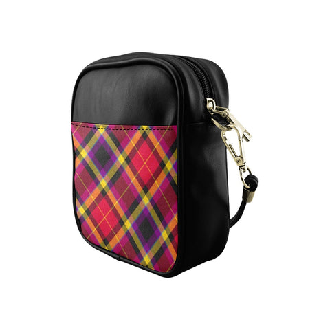 'Yorkshire Moorland'(Slant) Faux Leather Sling Pouch