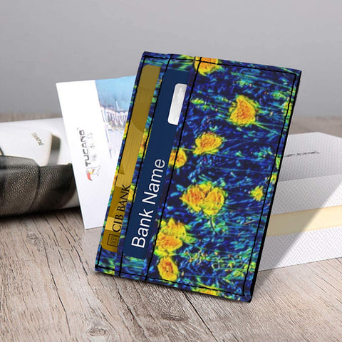 'Wild Poppies' Faux Leather Cardholder