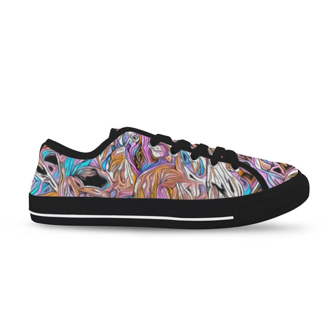 'Psychedelique' (Black) 'Seattle' Men's Trainers