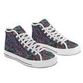 'Clematis Neon' (White Trim) Vancouver Canvas Boots
