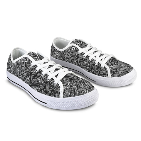 'Filament' (White Trim) Women's Canvas Plimsolls