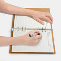 'Gothic Rose' Faux Leather A5 Binder Notebook