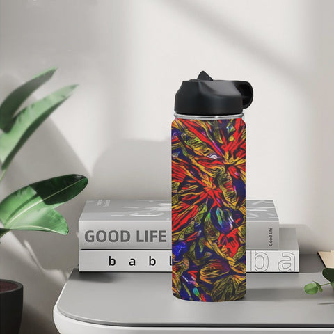 'Clematis Firestorm' Insulated Water Bottle