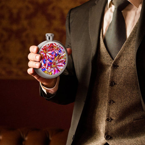 'Clematis' Hip Flask