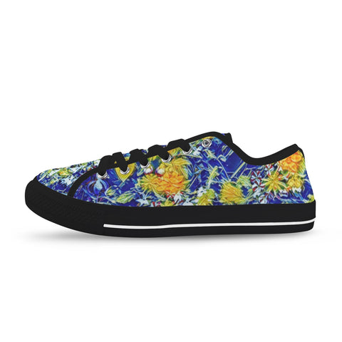 'Summer Basket' (Black Trim) 'Seattle' Women's Trainers