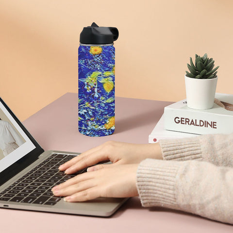 'Summer Basket' Insulated Water Bottle