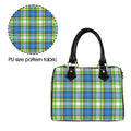 'Yorkshire Tartan' Mini-Boston PU Handbag