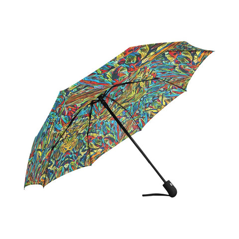'Clematis Electra' Auto-Foldable Umbrella