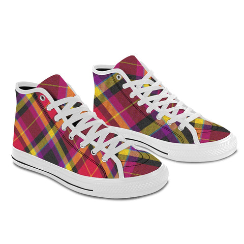 'Yorkshire Moorland' (Slant - White) Vancouver Canvas Boots