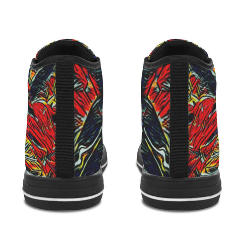 'Earthquake' (Black Trim) Vancouver Canvas Boots