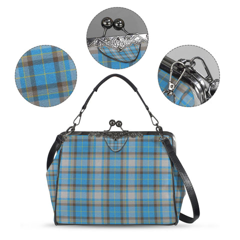 'Yorkshire Marine' (Heritage) (Slant) Faux Leather Kisslock Handbag Crossbody