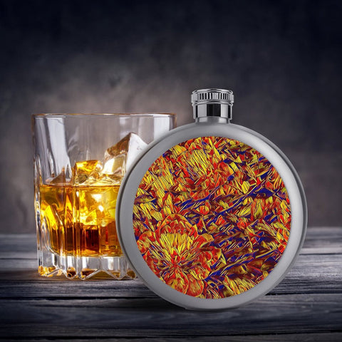 'Peony' Hip Flask