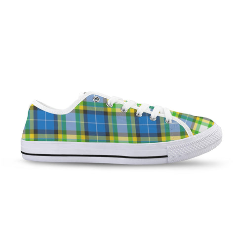 'Yorkshire Tartan' (White) 'Seattle' Men's Trainers