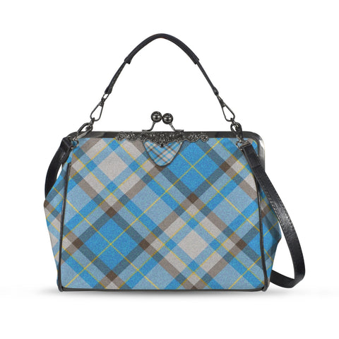 'Yorkshire Marine' (Slant) Faux Leather Kisslock Handbag Crossbody