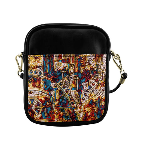 'Boilerplate' PU Sling Pouch