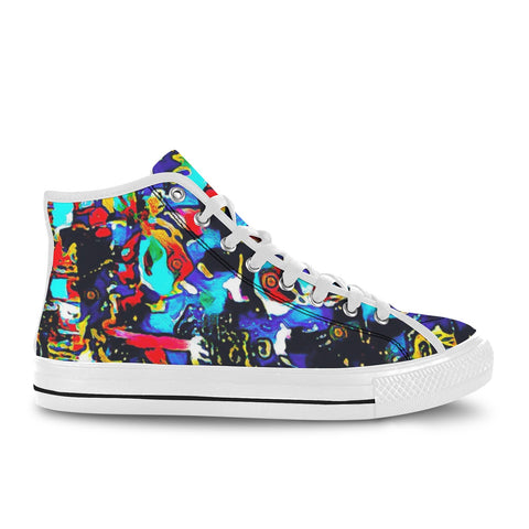 'Galaxa' Women's 'Vancouver' High Top Boots (White)