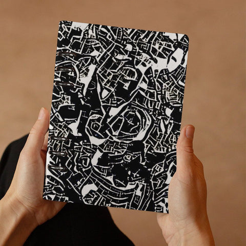'Liquorice' Faux Leather A5 Binder Notebook